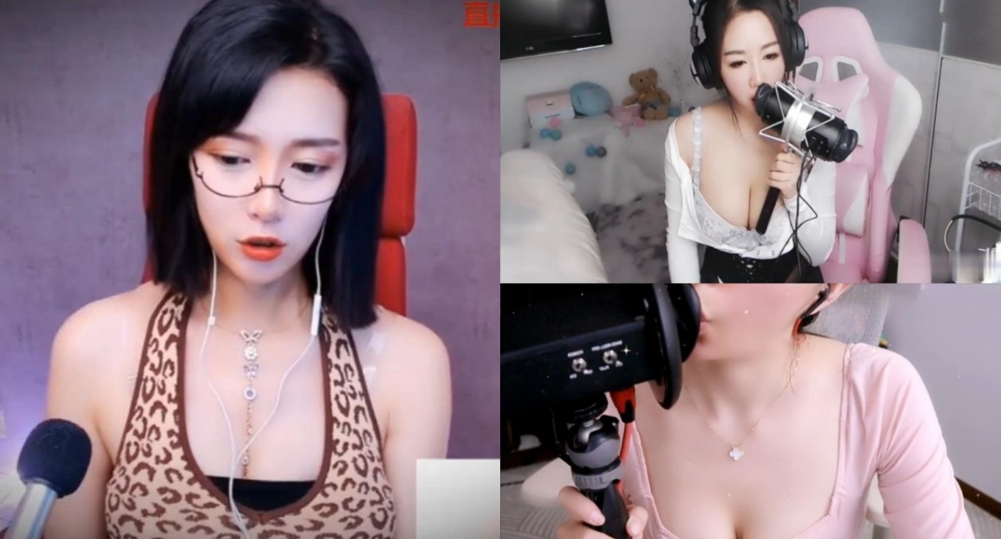 可爱的埋埋ASMR酥X亲吻舔耳+斗鱼主播奈奈酱ASMR &#8211; 蕾丝的姐姐+Liang笨笨呀 &#8211; 手工
