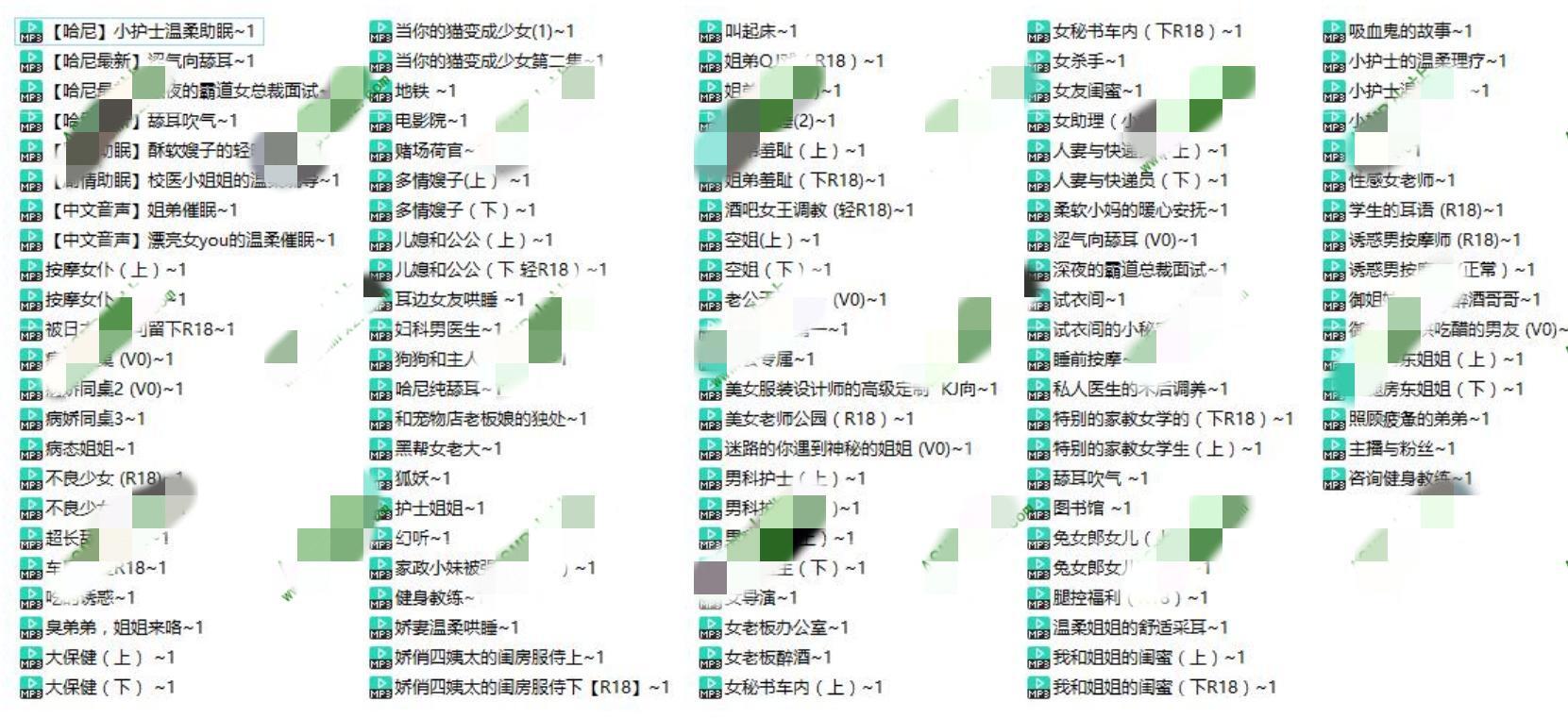 Miss哈尼音声108部大合集