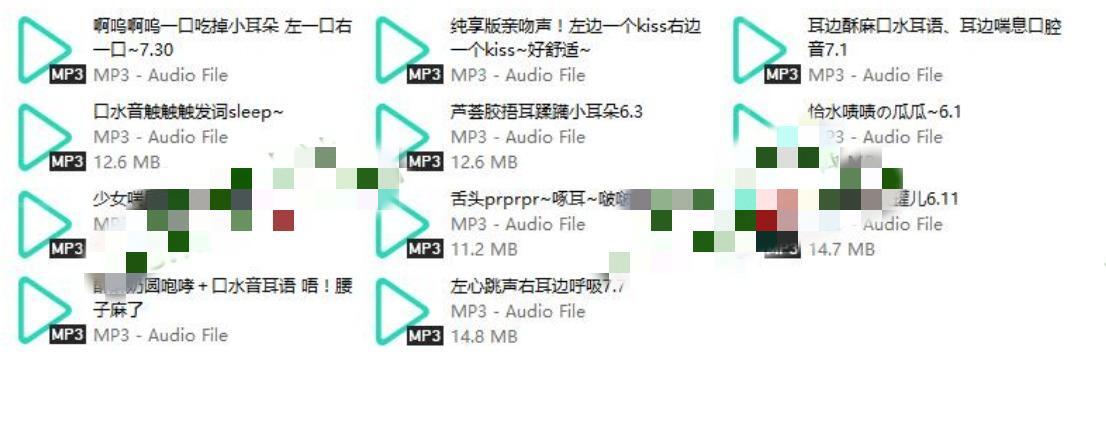 B站Flora圆圆爱发电赞助音频包11A-141M