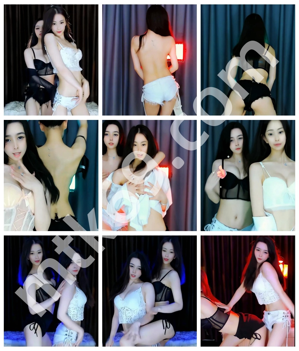 CC丨泡芙超爱笑、桃子 定制双人内衣骚舞 脱罩 [5V/532MB]