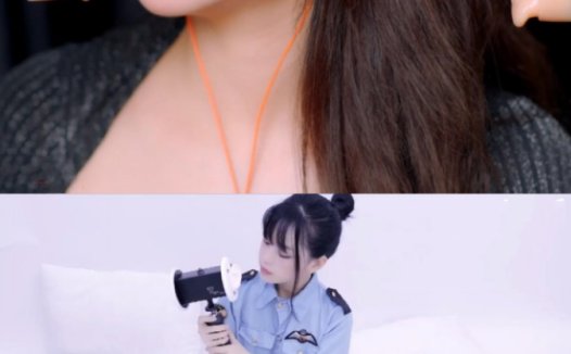 小萌ASMR 舔耳 5月会员+晓晓小UP – 制服甜