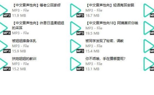 痴痴的小瑶儿中文音声福利合集17部